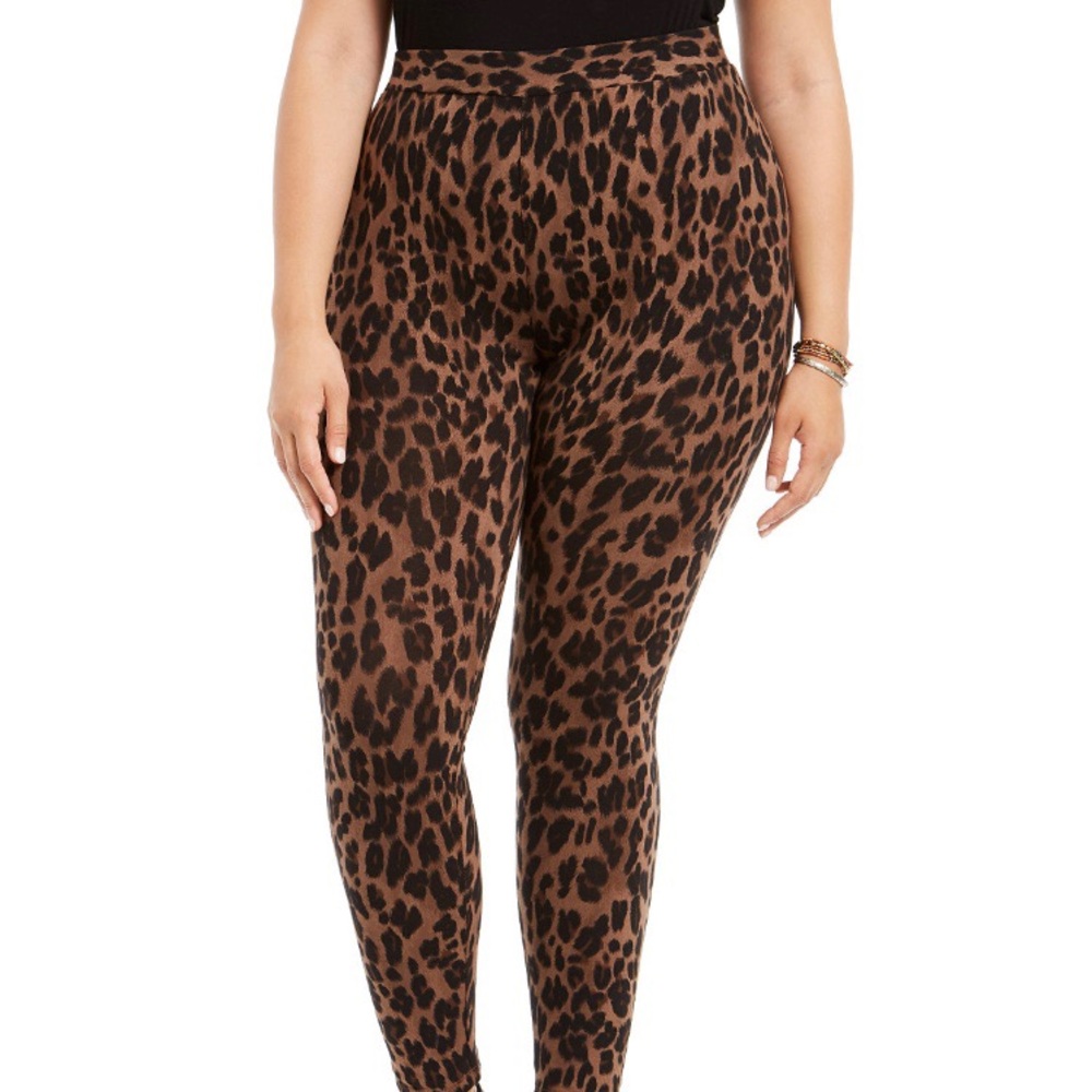 NWT Style & Co Plus Size Leopard Print Leggings